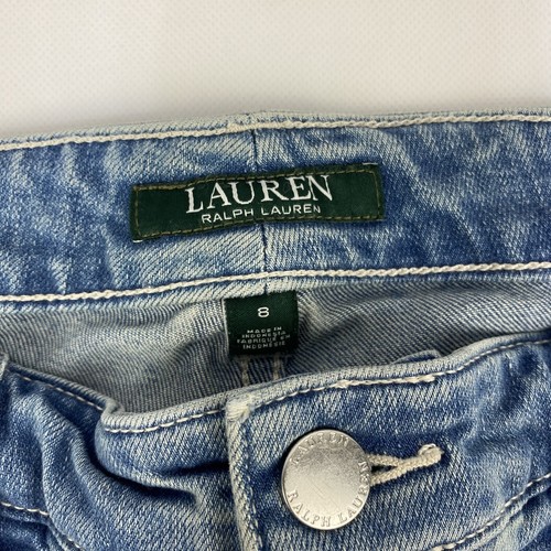 Lauren Ralph Lauren Cropped-Damenjeans Blumenmuster Y2K-Stil 90er – Größe 8 - Bild 5 von 8