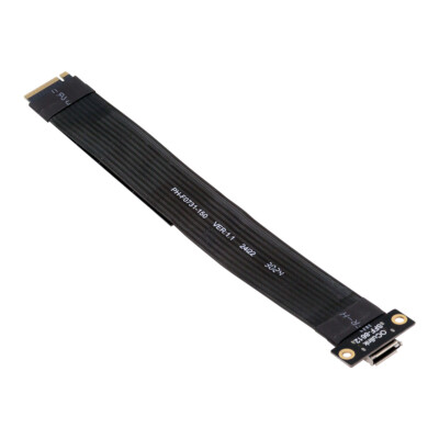 2280 M.2 M-key NGFF PCI-E4.0 to SFF-8612 Host Oculink Cable for NVME eGPU SSD