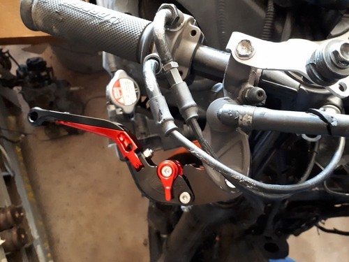 Fold&Extend Brake Clutch Lever Grips For KAWASAKI Z250SL Z125 Z300 VERSYS 650 - Picture 21 of 21