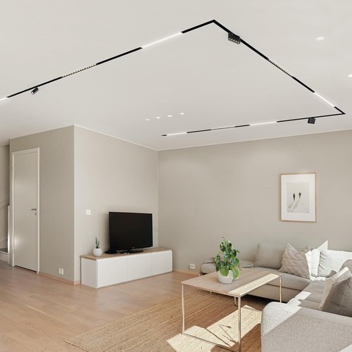 XTB106-R Updated 4-Wire Recessed Rail for Magnetic Track Lighting System Flush M - Picture 3 of 11