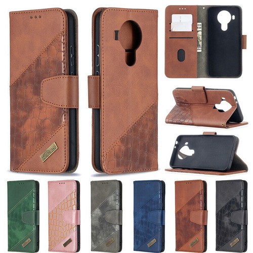 Leather Crocodile Wallet Flip Phone Case For Nokia G21 G11 1.4 G10 G20 5.4 5.3