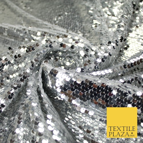 4 FARBEN - Wende MEERJUNGFRAU FLIP PAILLETTEN Netz Tüll Stoff 140 cm breit - Bild 8 von 16