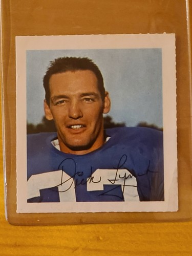 Estampillas de fútbol americano de la NFL Wheaties 1964 completa tu conjunto que elijas, elige #1-74 - Imagen 72 de 149