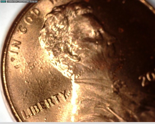 2017P Lincoln Pennies (3) with Small Bubbles/Crack/Die Chips, UNC! Free ship.P71 - Picture 2 of 17