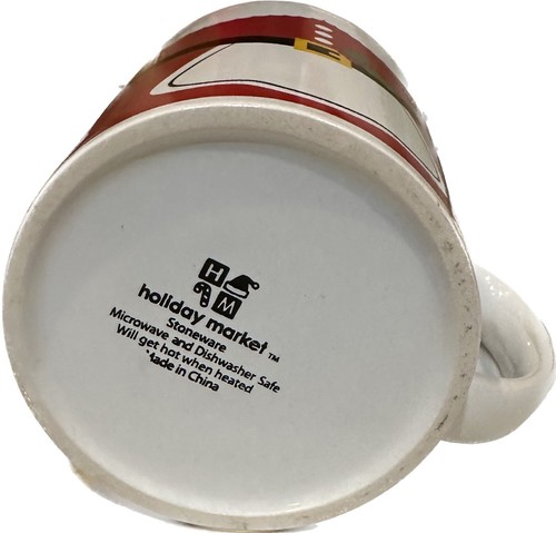 MRS SANTA CLAUS KAFFEE TEE SUPPE GESCHENK TASSE BECHER URLAUB WEIHNACHTEN PARTY ROT WEISS - Bild 4 von 5