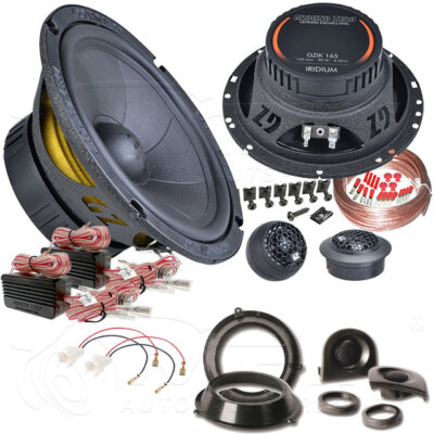 GROUND ZERO LAUTSPRECHER für FIAT PANDA 2 Typ 169 2003-2012 Front Tür 150W #A6CV