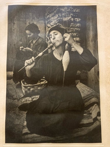 Grande Photo Gravure William Eugene Smith Thé Spanish Spinner 1985 Photogravure
