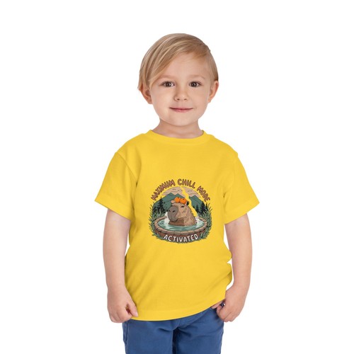 Playful Toddler Tee with Relaxed Vibe, Kids Graphic Shirt, Chill Animal Shirt, - Picture 28 of 73