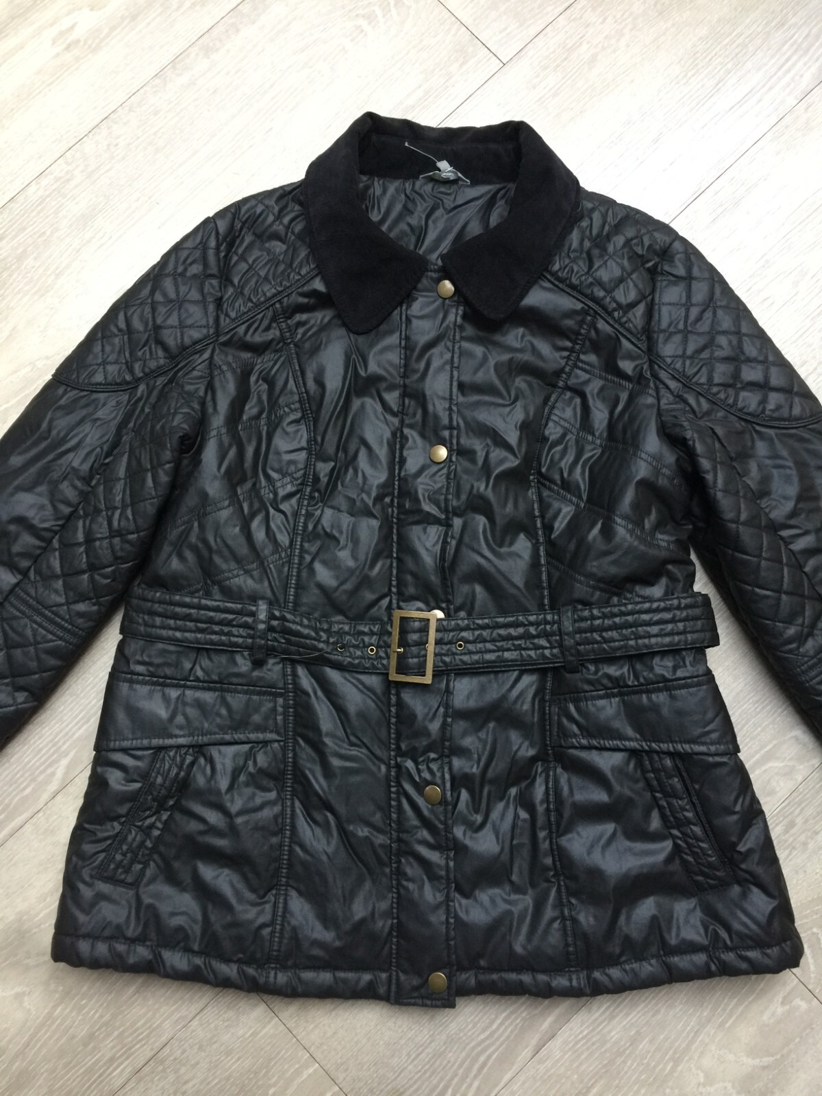 LADIES NEW BLACK MARKS & SPENCER M&S WOMAN QUILTED JACKET, UK 20 eBay