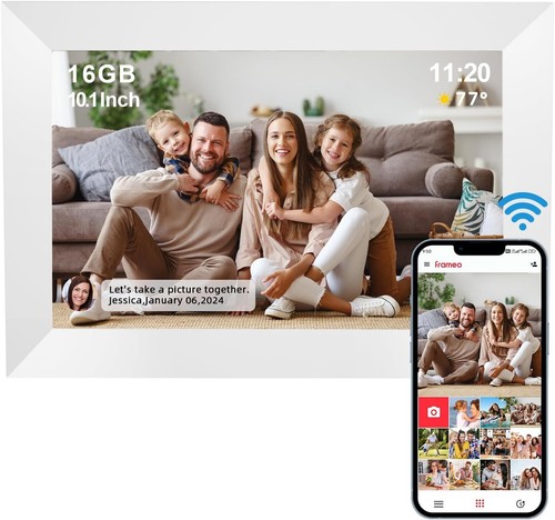 10.1 Zoll Digitaler Bilderrahmen WLAN IPS Touchscreen Foto Rahmen 32GB - Bild 18 von 20
