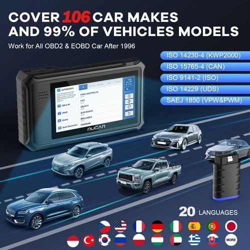 Professional Car Diagnostic Tools Automotive Obd2 Scanner OBD Auto Diagnosis - Picture 2 of 14