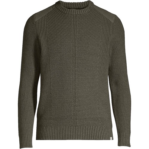 LANDS’ END Wool Sweater MADE IN SCOTLAND Shetland Wool Lands End Mens Wool Sweaters Vintage Lands End