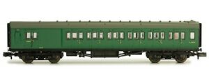 BR Maunsell Brake Coach 4482 SR Green N Gauge Tracked 48 Post Dapol 2P-012-354