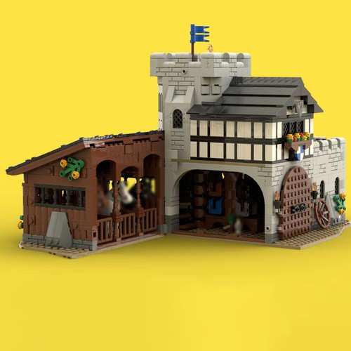 MOC: Stable Model Buiding Toys Set Expansion for Castle 1526 Bricks Gift - Picture 4 of 6