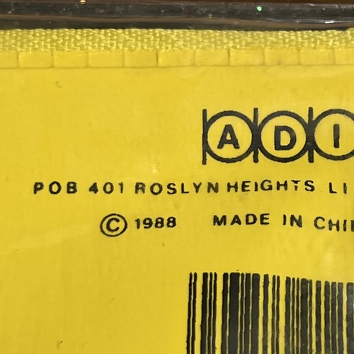 1988 ADI School OF Fun Stationary Pencil Case Pencil Eraser Sharpener Vintage - Picture 10 of 10