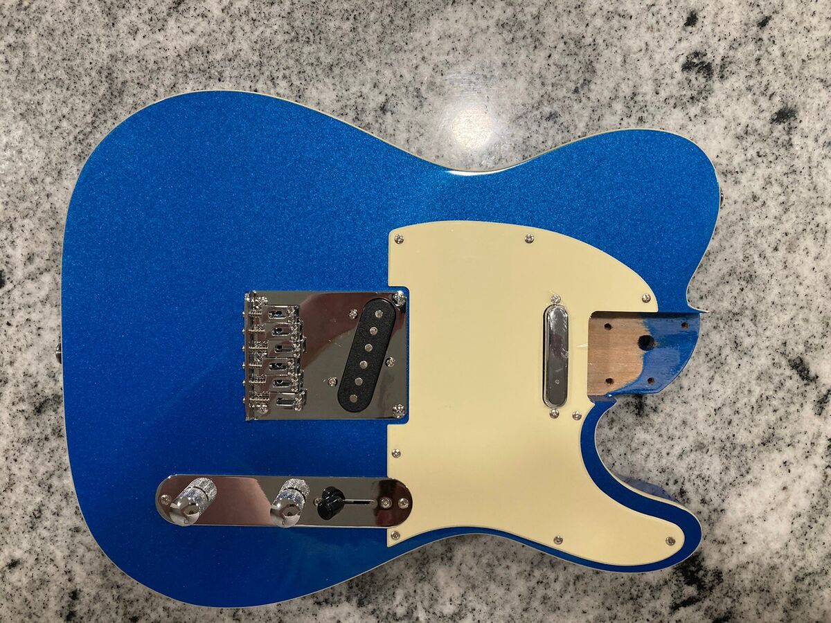 Loaded Telecaster Body Mahogany Contoured Lake Placid