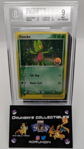 BGS 9 Pokemon Treecko European Pop Tournament POP 2 NONE HIGHER PSA BGS CGC