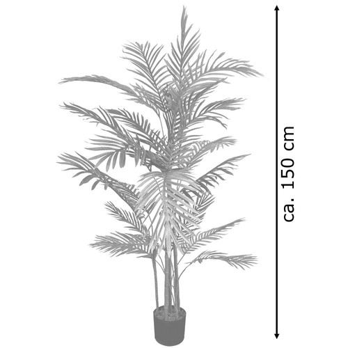 Palmera palmera abanico planta artificial 150 cm Decovego - Imagen 6 de 6
