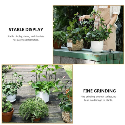 2 Pcs Cadre d'escalade Plante officiel Support Fleur Piquets Jardinage Treillis