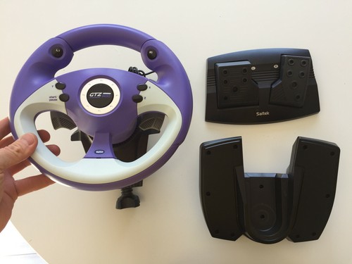 Volant SAITEK GTZ 500 racing wheel Nintendo Gamecube GC - Imagen 6 de 8