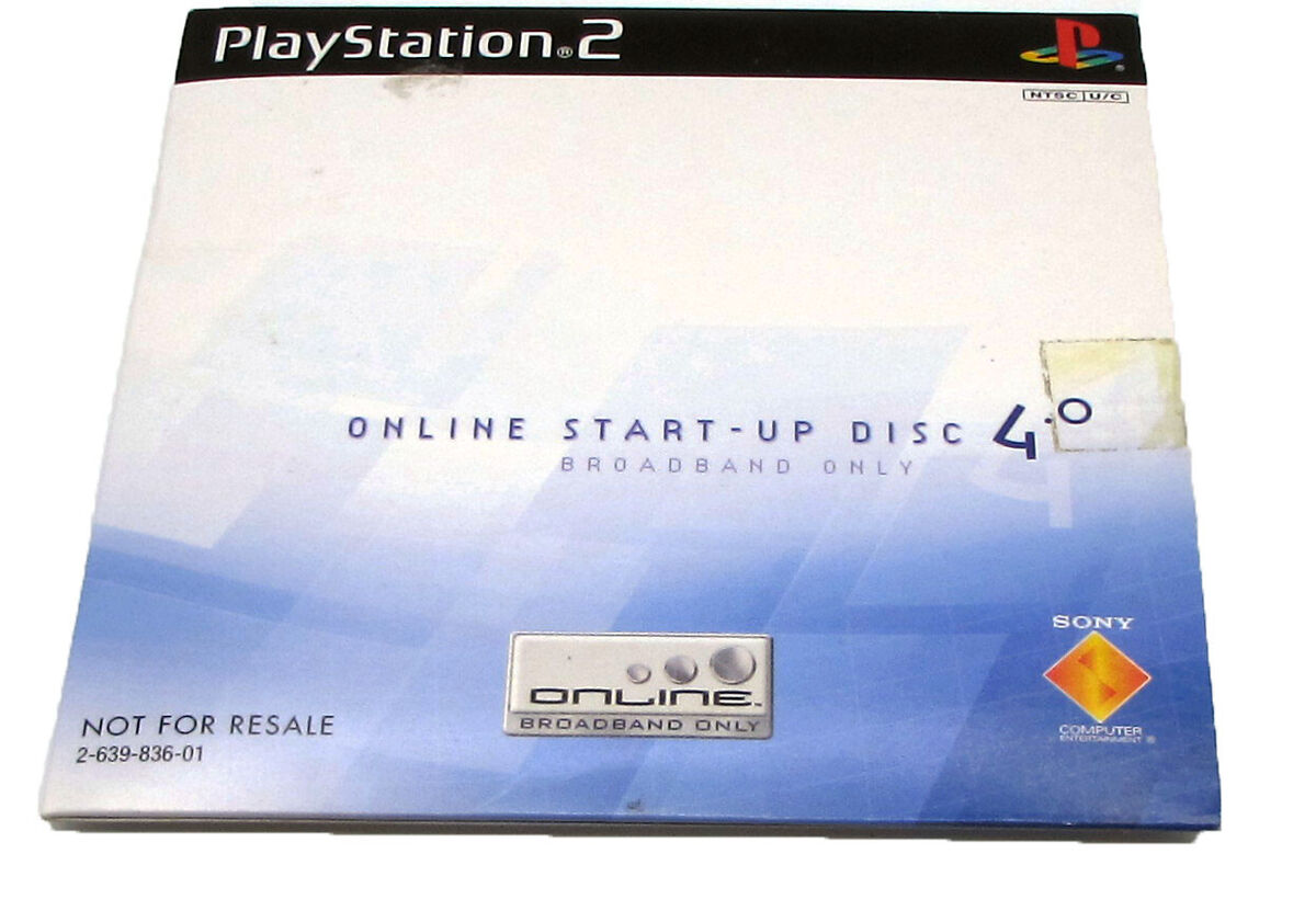 Playstation 2 PS2 Online Start Up Disc 3.0