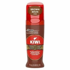 Kiwi Brown Brun Leather Polish