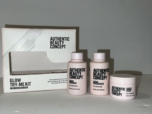 Authentic Beauty Concept Glow Try Me Kit/Colored Hair(Cleanser/Conditioner/Mask)