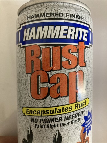 Hammerite Rust Cap Hammered Silver Gray 41105 - Picture 5 of 6