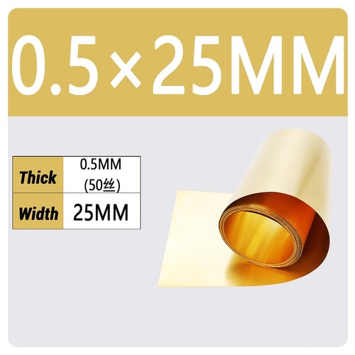 0.01mm to 1mm Thickness Brass Sheet/Brass Foil/Brass Tape 102 Sizes Available - Picture 110 of 133