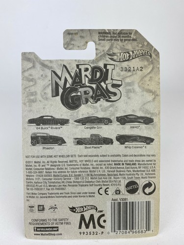 Hot Wheels Mardi Gras 2012 - Aged / Damaged Cards - Sealed - Your Choice - Picture 98 of 113