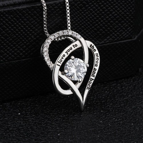 To My Soul Sister / Love Necklace with Message Card and Gift Box - Foto 7 di 12