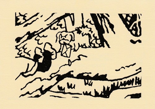 EXEM Karte Einweihung Buchhandlung gebrochenes Ohr 6 Hommage Tim und Struppi 1998 - Bild 1 von 2