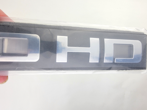 2PC 2500HD Emblem Badge for Silverado Sierra Door Fender Chrome Silver - Picture 10 of 13