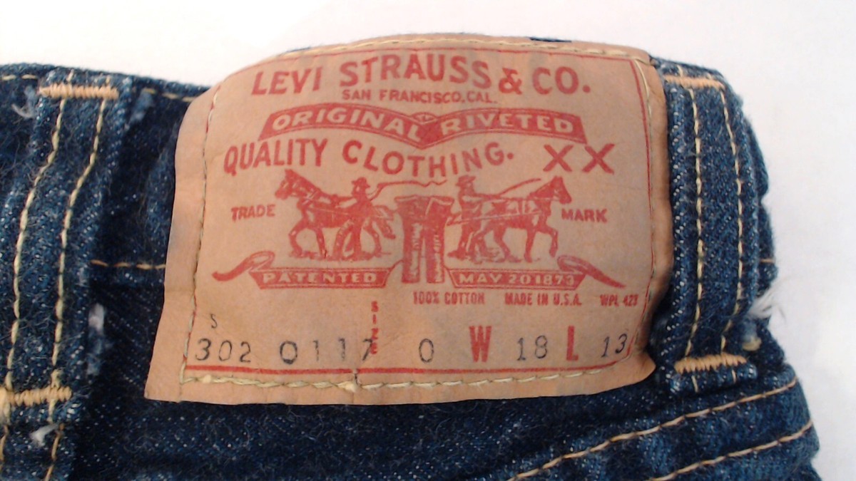 Vtg Levis 302 0117 Big E 18 13 0 Toddler Dark Denim S Series Vtg Levis 302 0117 Big E 18 13 0 Toddler Dark Denim S Series