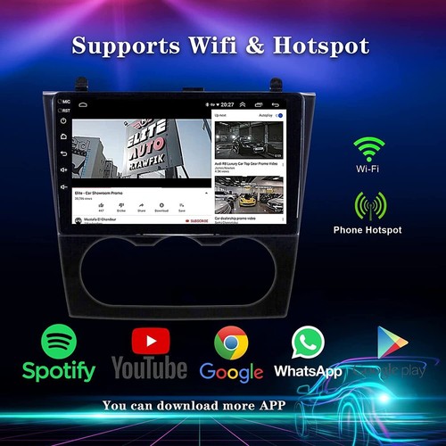For Nissan Altima 2007-2012 Apple Carplay Car Radio Android 11 GPS FM Stereo - Picture 8 of 12
