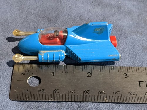 Corgi Junior Superman Supermobile w/Punching Fists 1979 D.C. Comics (PL172) - Picture 11 of 11