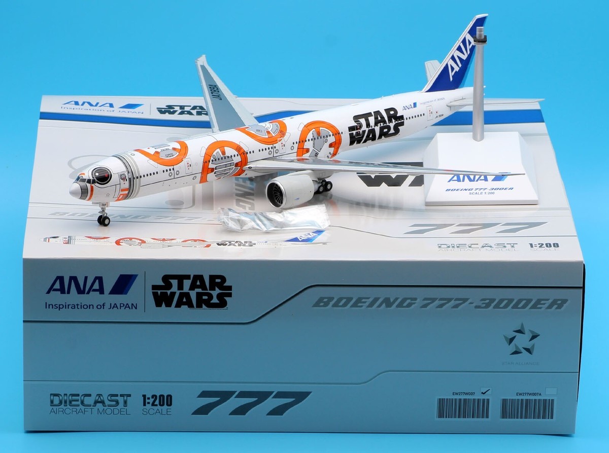 JC Wings 1:200 ANA All Nippon Airways B777-300ER Diecast Aircraft Model JA789A