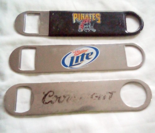 Bottle Opener Vinyl Metal Beer Soda 7" Approximately 6pc Coors Miller Dos - Picture 4 of 5