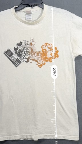 Vintage Nintendo T Shirt Size M Video Game 2000s Mario 2004 Y2K - Picture 6 of 6