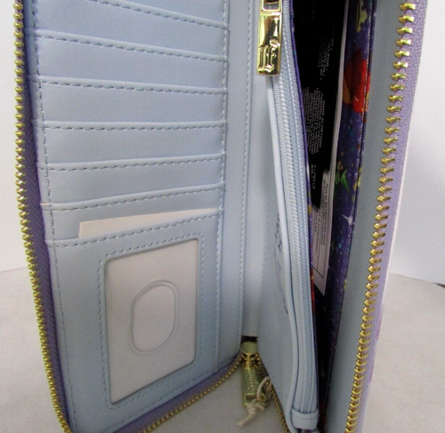 Portafoglio Disney Loungefly Castello della Bella Addormentata Aurora Principe Charming nuovo con etichette - Foto 7 di 7