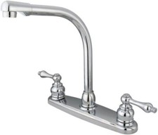 Elements of Design Victorian High Arch Kitchen Faucet, Polished Chrome