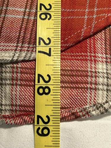 Women's Roots Canada (Small) Red Plaid Flannel Pocketed Button Front Shirt - Picture 9 of 10
