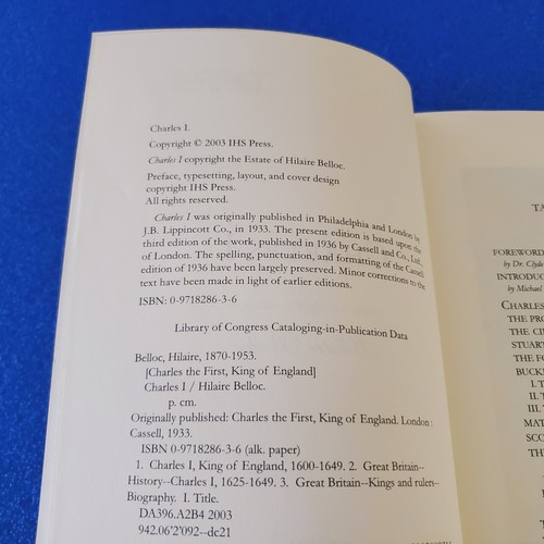CHARLES I PAPERBACK ANCIENT BRITISH HISTORY FORMER UK KING FREE SHIPPING - Imagen 5 de 5