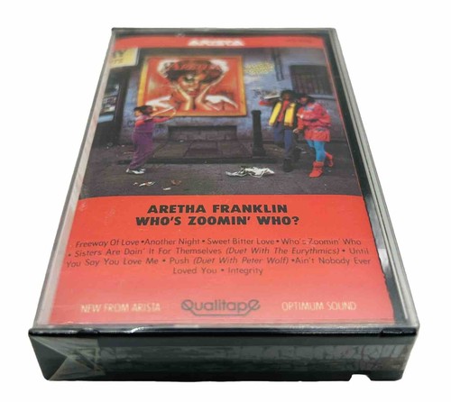 Aretha Franklin - Who's Zoomin' Who? Cassette 1985 AC8-8286 Sealed New - Picture 2 of 8