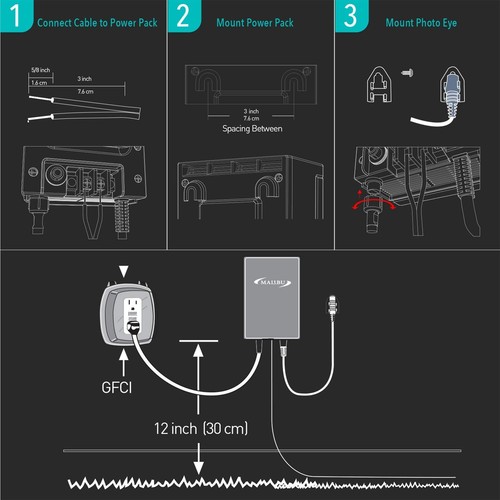 Malibu 120 Watt Power Pack with Sensor and Weather Shield for Low Voltage Lan... - Picture 6 of 9