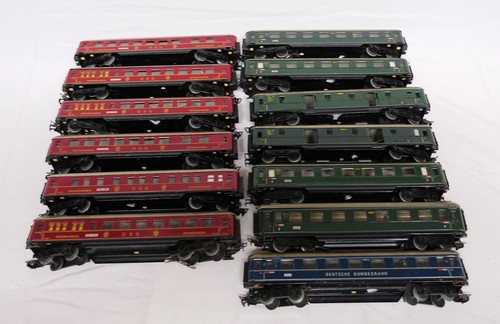 13 Stück Märklin Schürzenwagen der 50er Jahre ordentlich erhalten 346er Serie