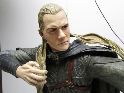 NECA Herr der Ringe Legolas 1/4 Große Figur Höhe ca. 58 cm. Top Zustand - Picture 17 of 18