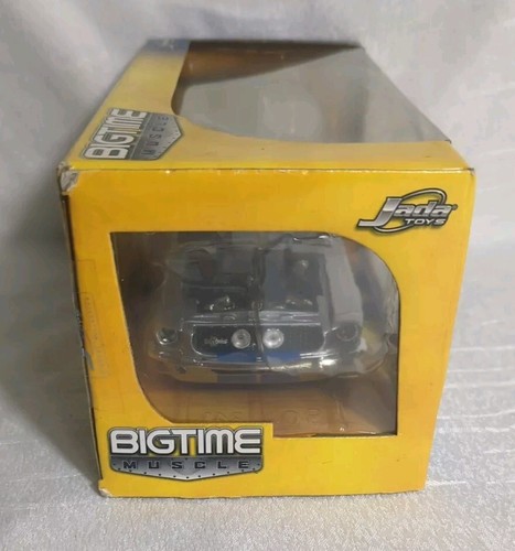 Bigtime Muscle 1967 Shelby GT-500KR Silver w/Blue Stripes Jada Diecast - Bild 5 von 9