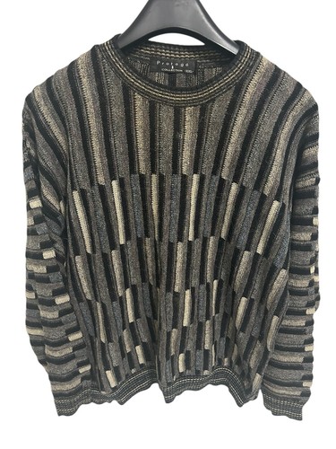 Vintage Protege Collection Pullover Herren XXL Coogi Style 3D Cosby Strick 90er - Bild 1 von 7