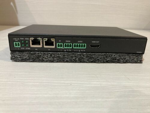 AMX NMX-DEC-N1222A Decoder FGN1222A-SA-B AMX Video over IP Decoder mit PoE AES67 - Bild 3 von 6